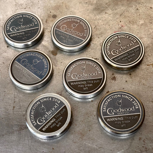 Personalized Tobacco Tin ball marker image 0